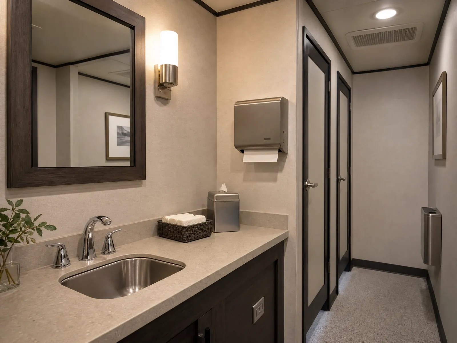 Inclusive, compliant access for every guest and worker portable sanitation setup